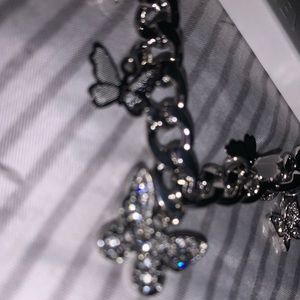 Butterfly sparkly bracelet